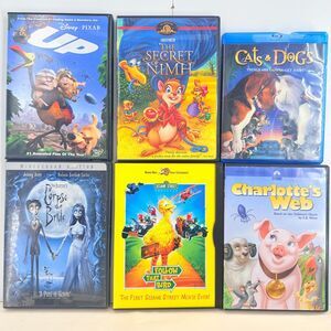Disney Pixar UP Corpse Bride Family DVD Blu-ray Lot